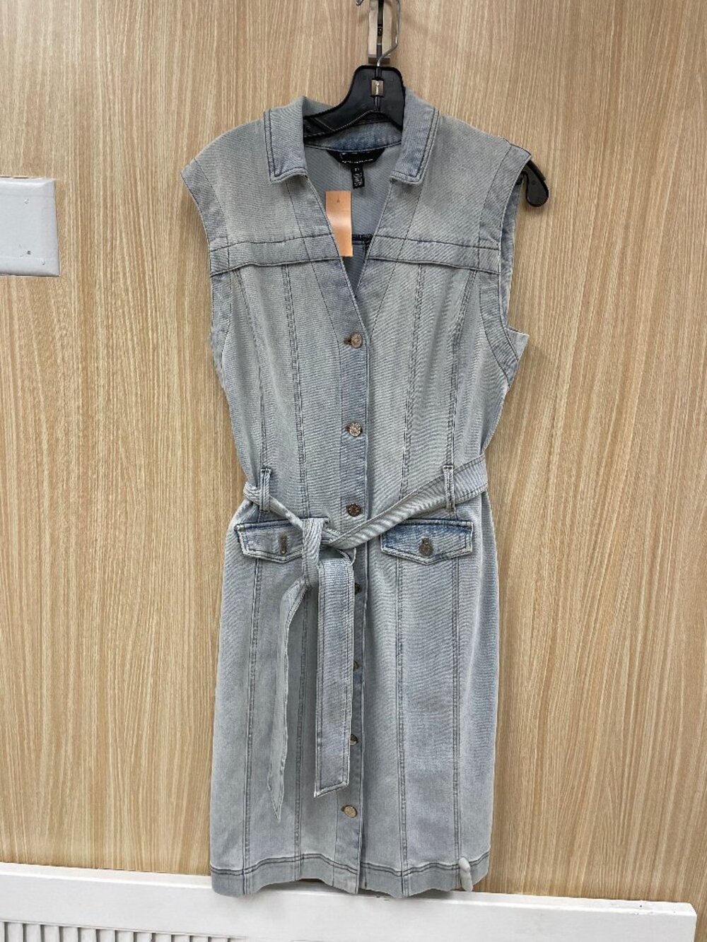 White House Black Market Denim Dress Size 10